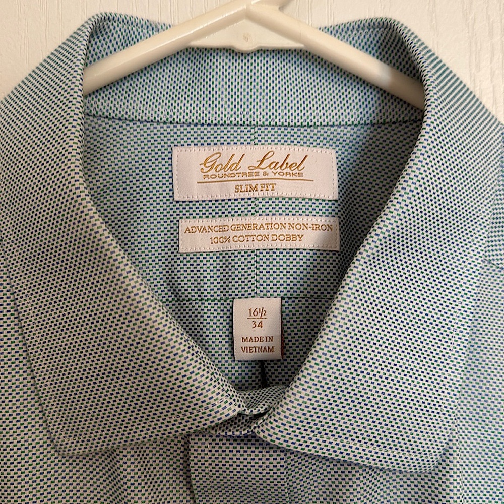 New without tags, Round Tree and Yorke/Gold Label dress shirt; Dillards